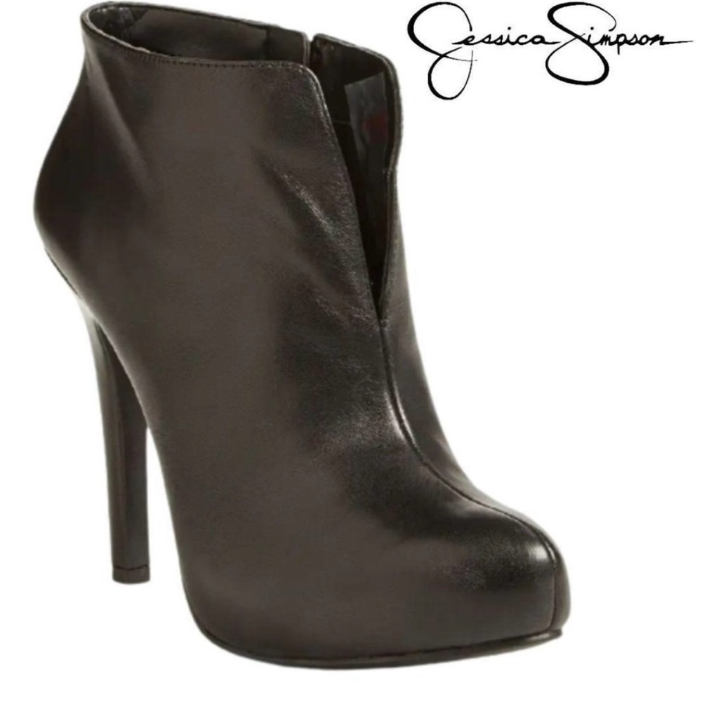 Sz 6.5 Jessica Simpson Black Ankle Bootie